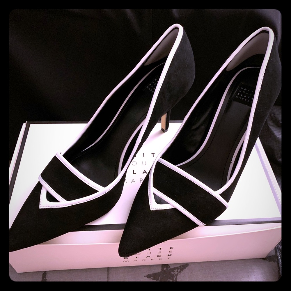 Black & White pumps *LIKE NEW*